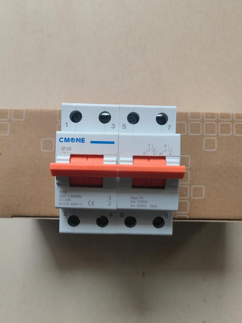 CMONE SF125 125A Manual Changeover / Transfer Switch (230V)