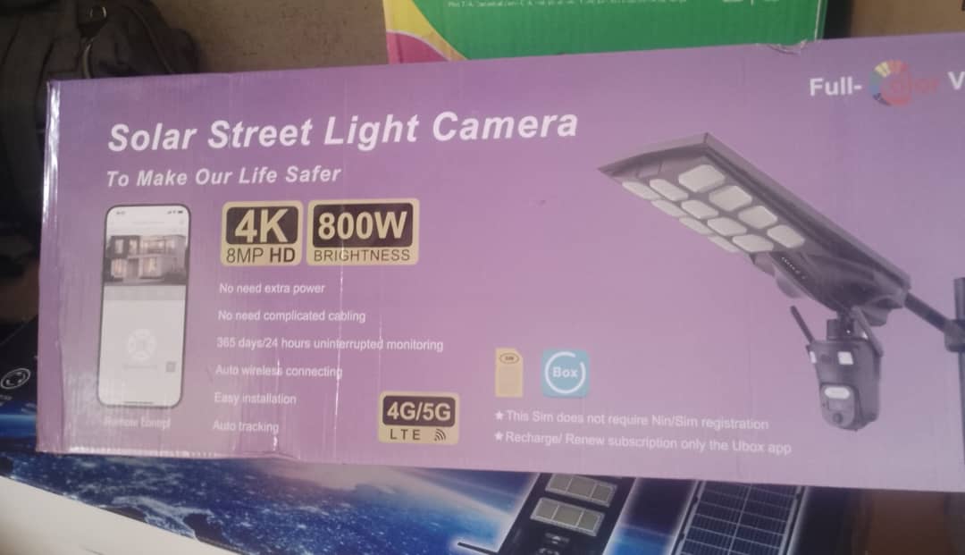 Ubox Dual Lens Street Light Camera