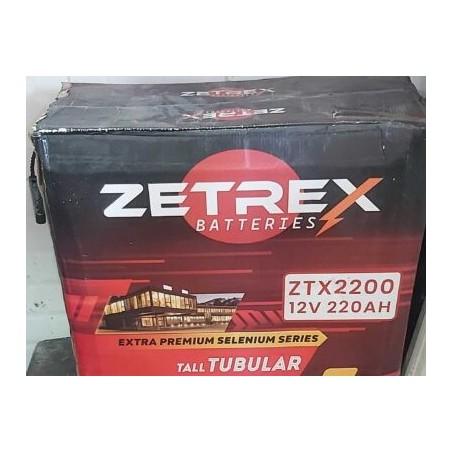 Zetrex 220Ah Tubular Battery