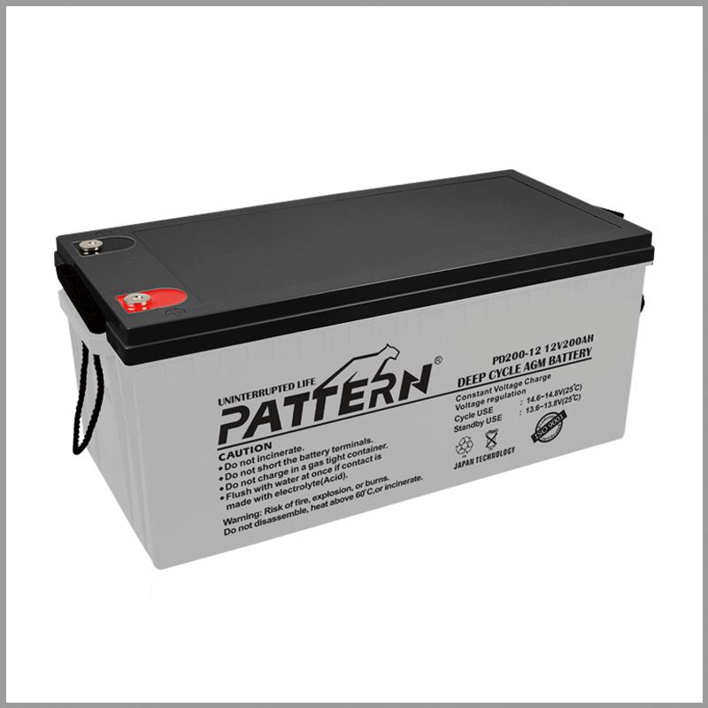 Pattern 200Ah Block Battery