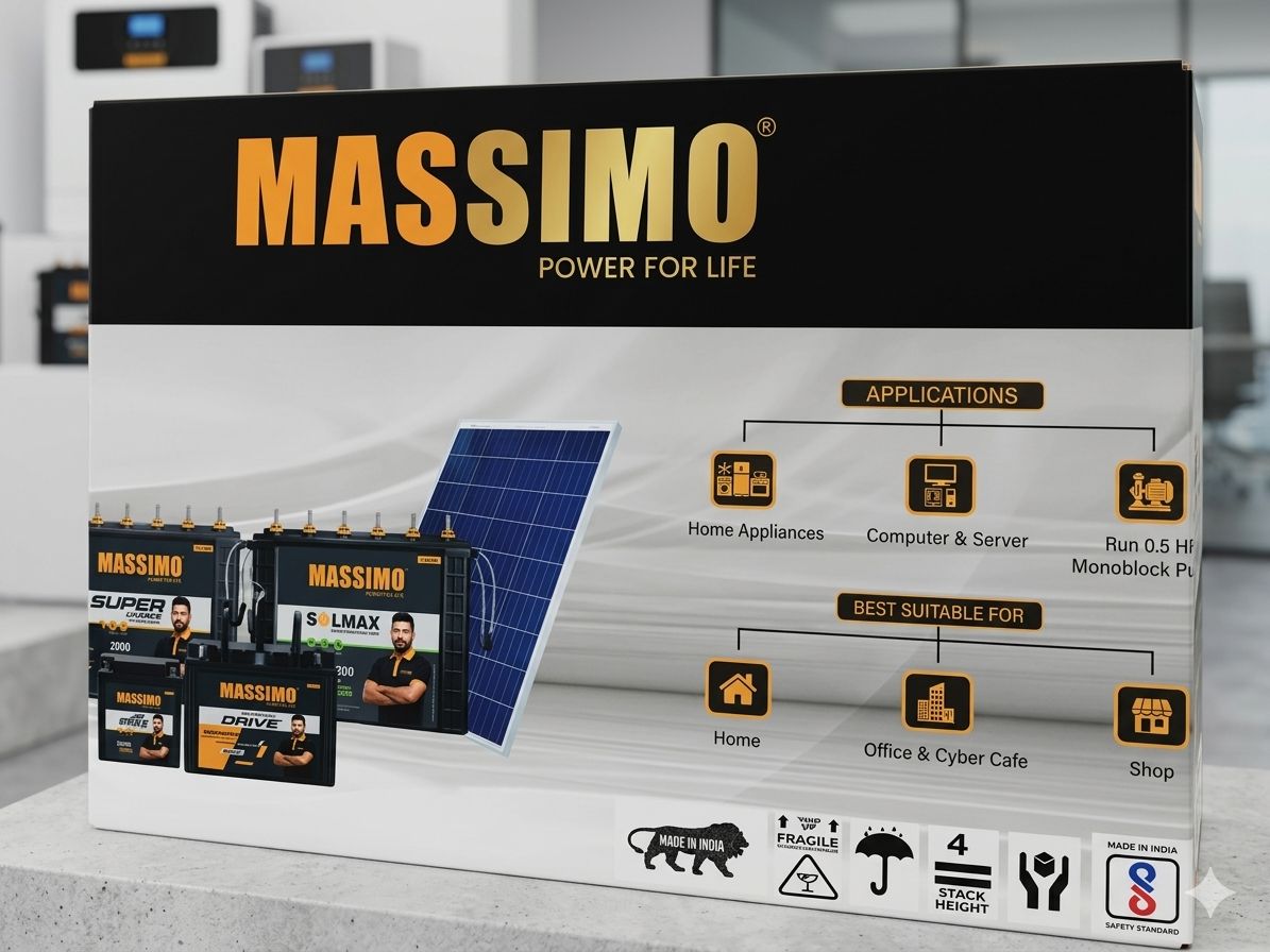 Massimo 1.5KVA/12V Inverter