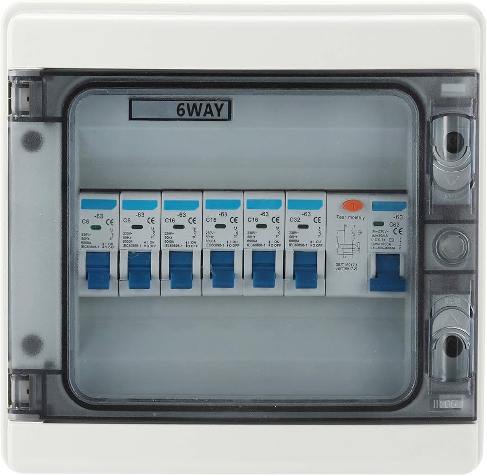 DC/AC 6-way breaker