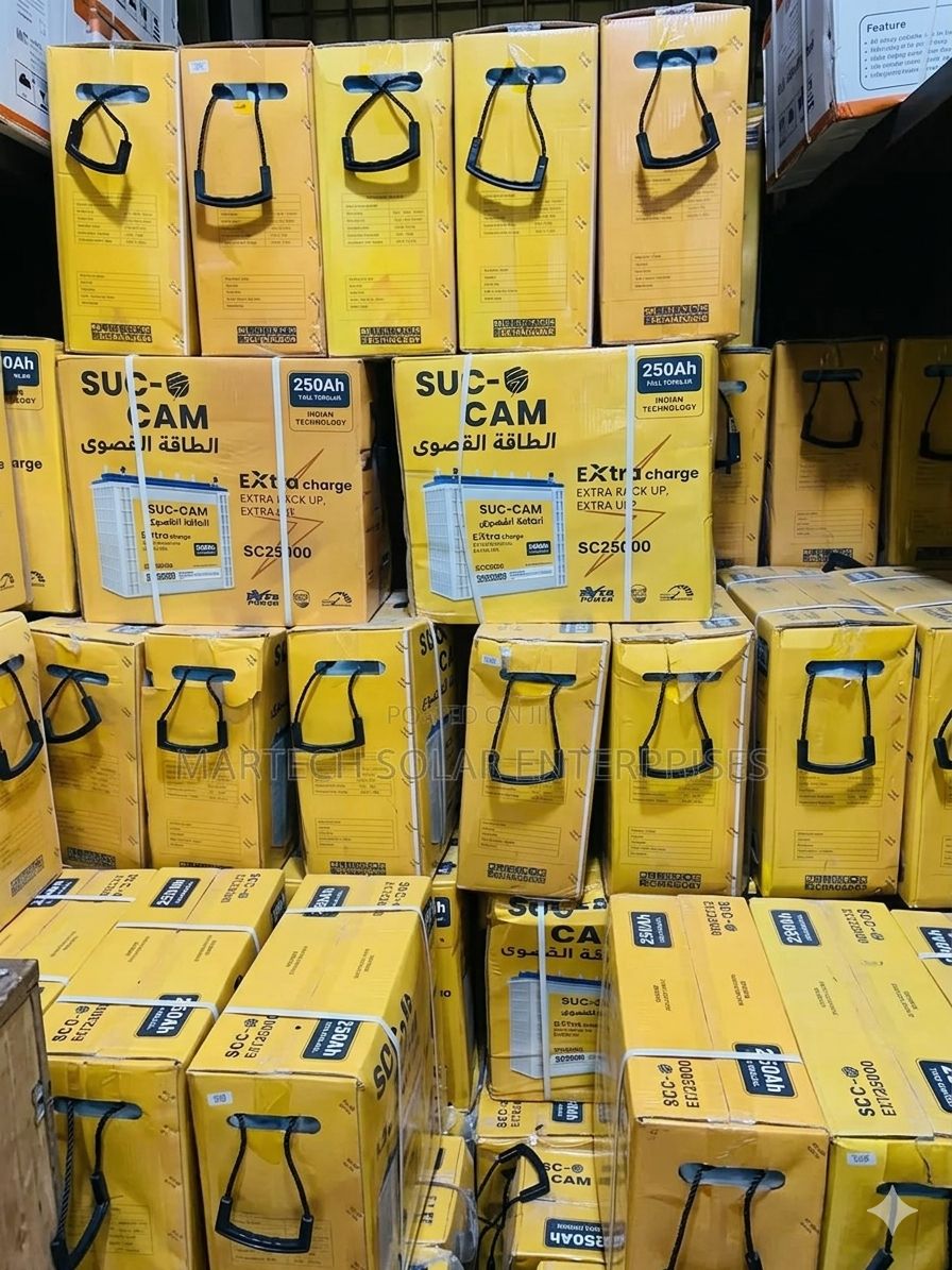 SUC-CAM 250Ah 12V Tall Tubular Battery