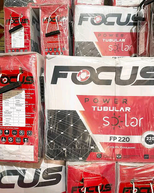 FOCUS 220AH Tubular Battery
