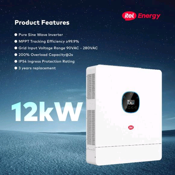 itel 12kW 48V Single-Phase Hybrid inverter