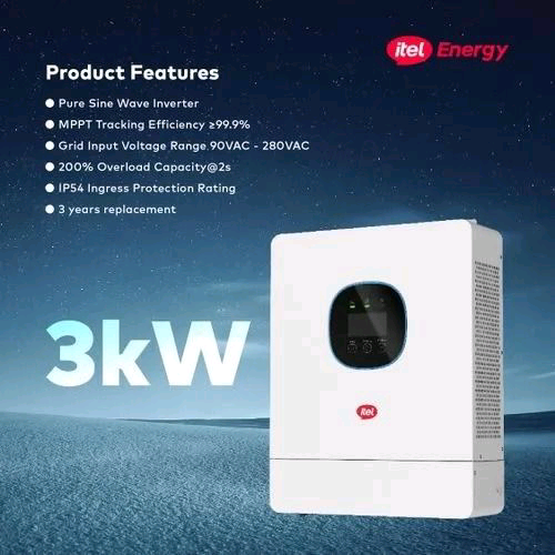 Itel 3kw 24v 1phase inverter