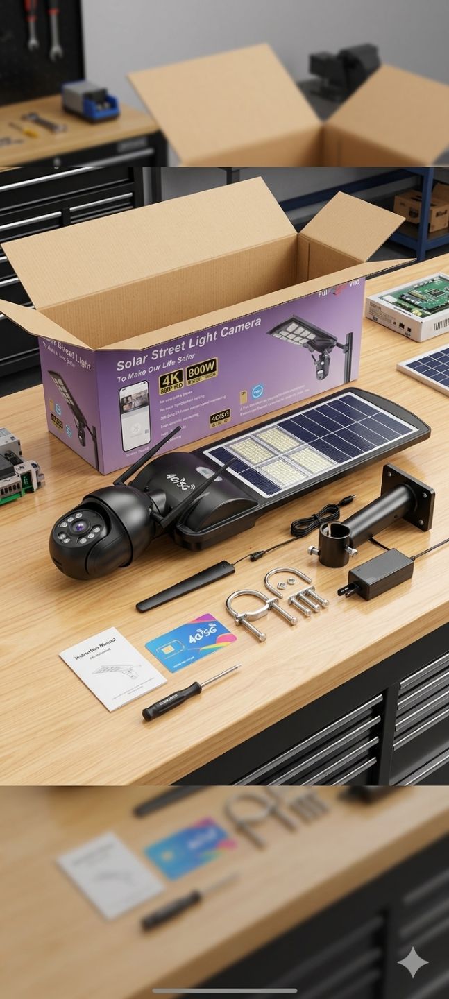 Ubox Dual Lens Street Light Camera