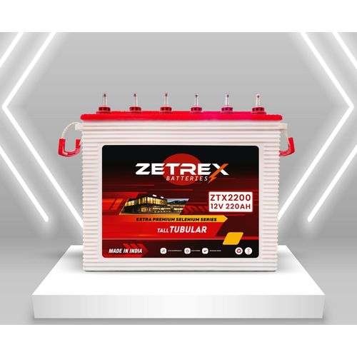 Zetrex 220Ah Tubular Battery