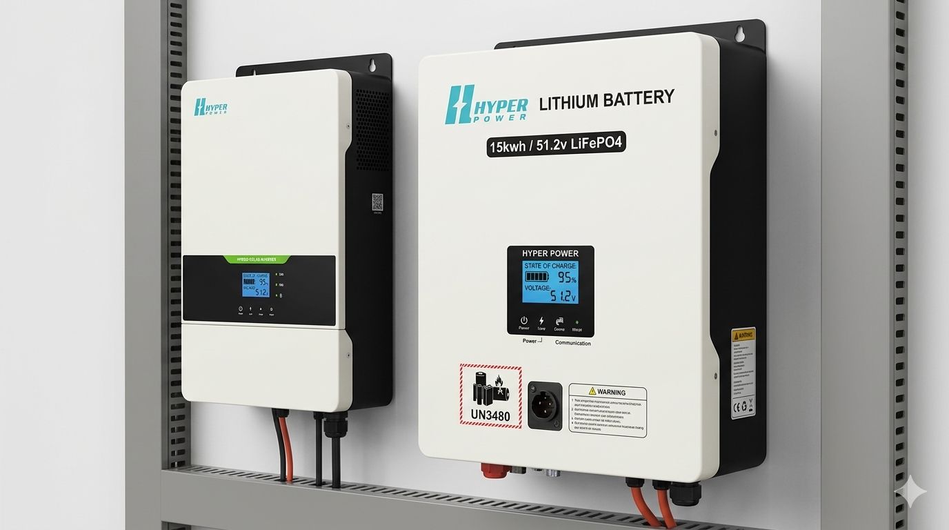 HYPER POWER LITHIUM BATTERY 15kwh/51.2v