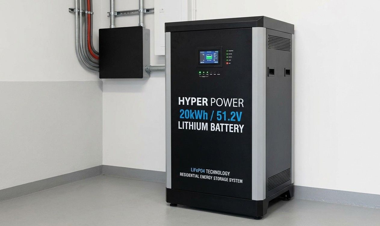 HYPER POWER LITHIUM BATTERY 20kWh / 51.2V 
