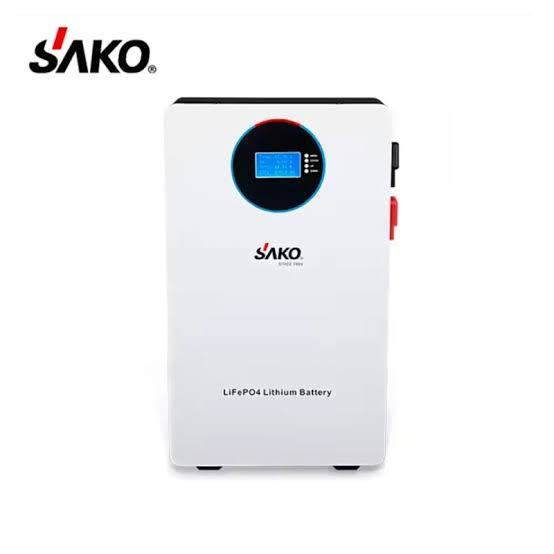 SAKO 10KWh / 51.2V LiFePO₄ Lithium Battery