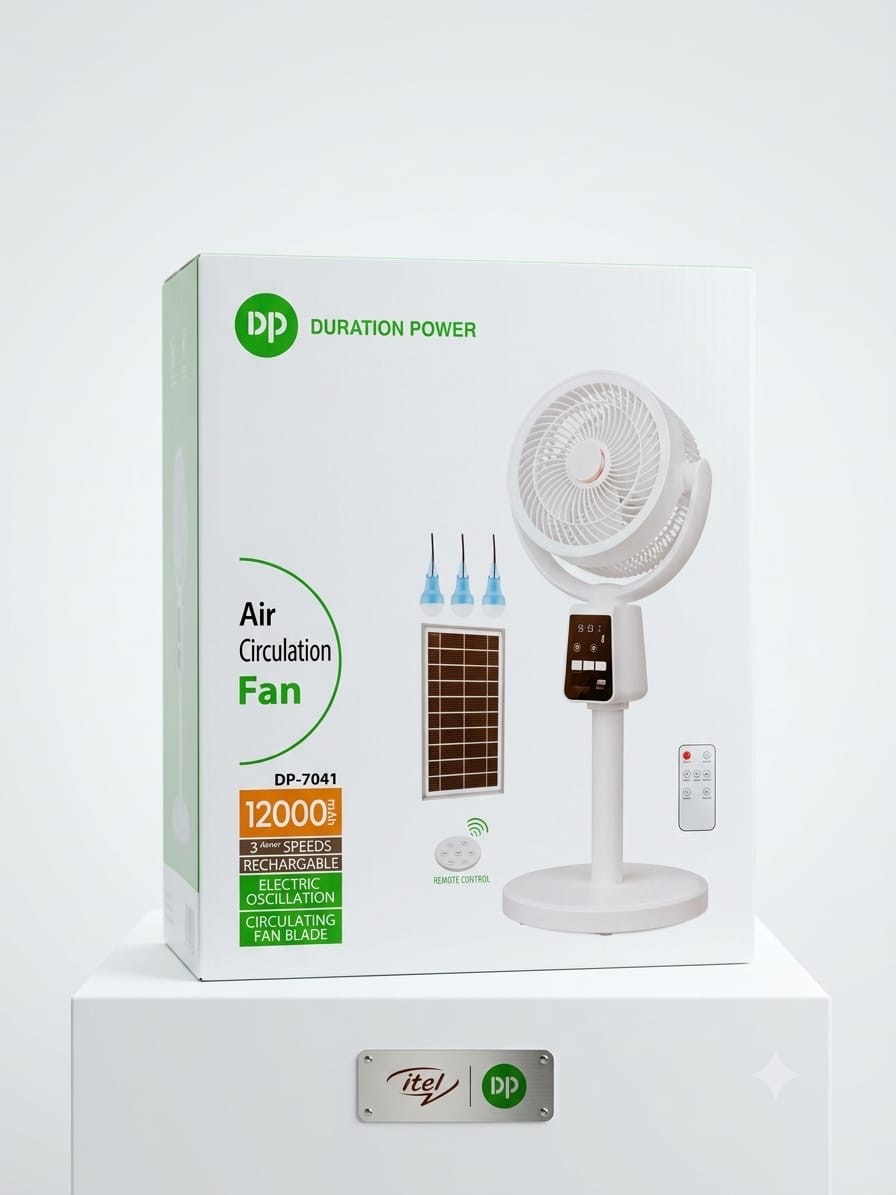 DP Rechargeable Solar Fan